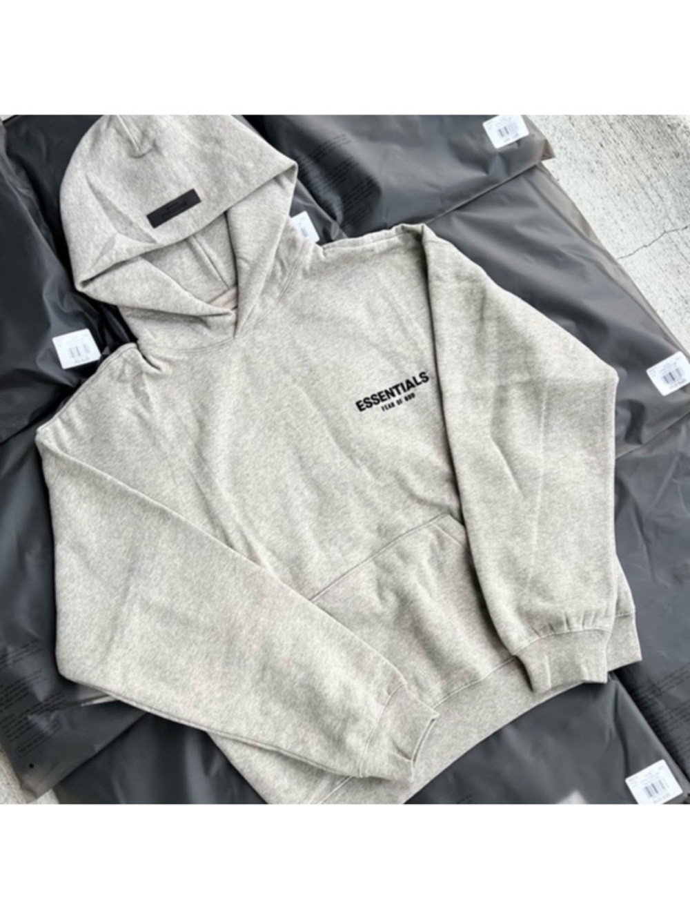 Fear of God Essentials Hoodie | Light Heather Grey | Men’s XL - Picture 10 of 10